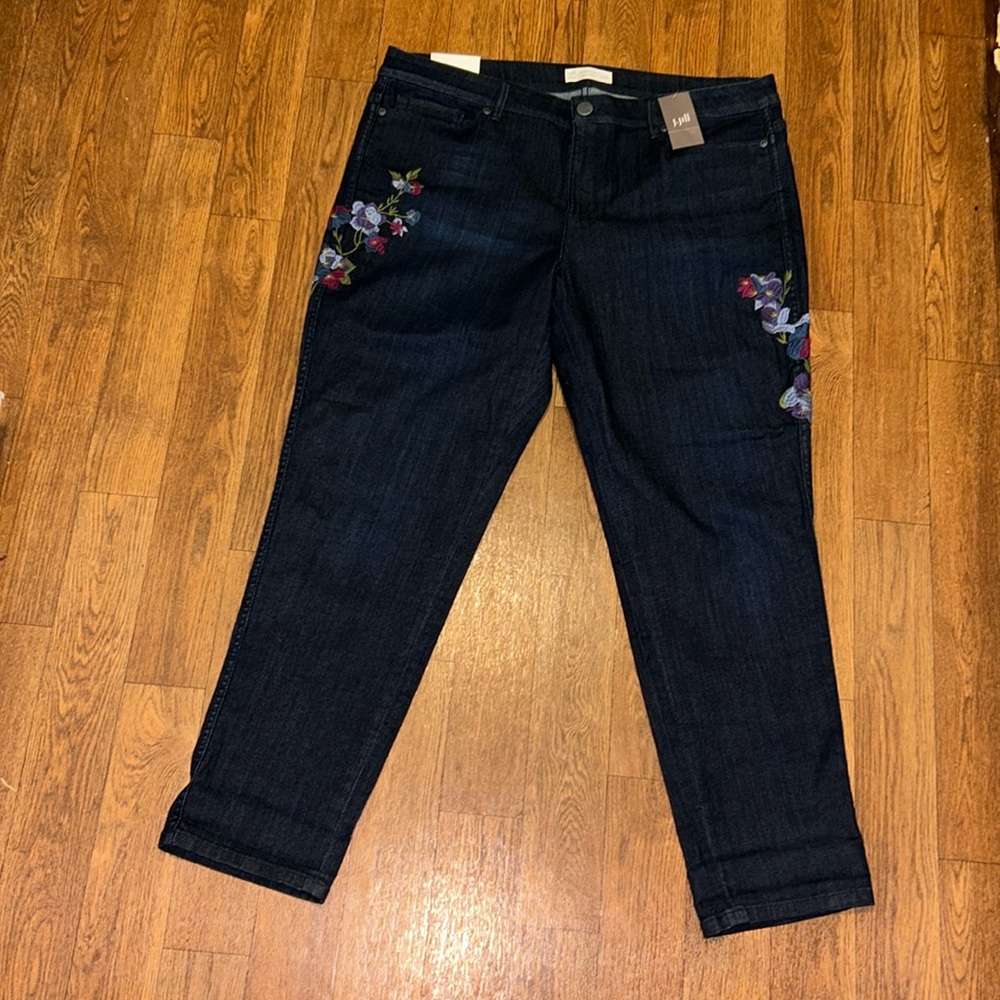 NEW J. Jill Denim Women's Jeans Slim Ankle  size 16 length 38” waist 38”